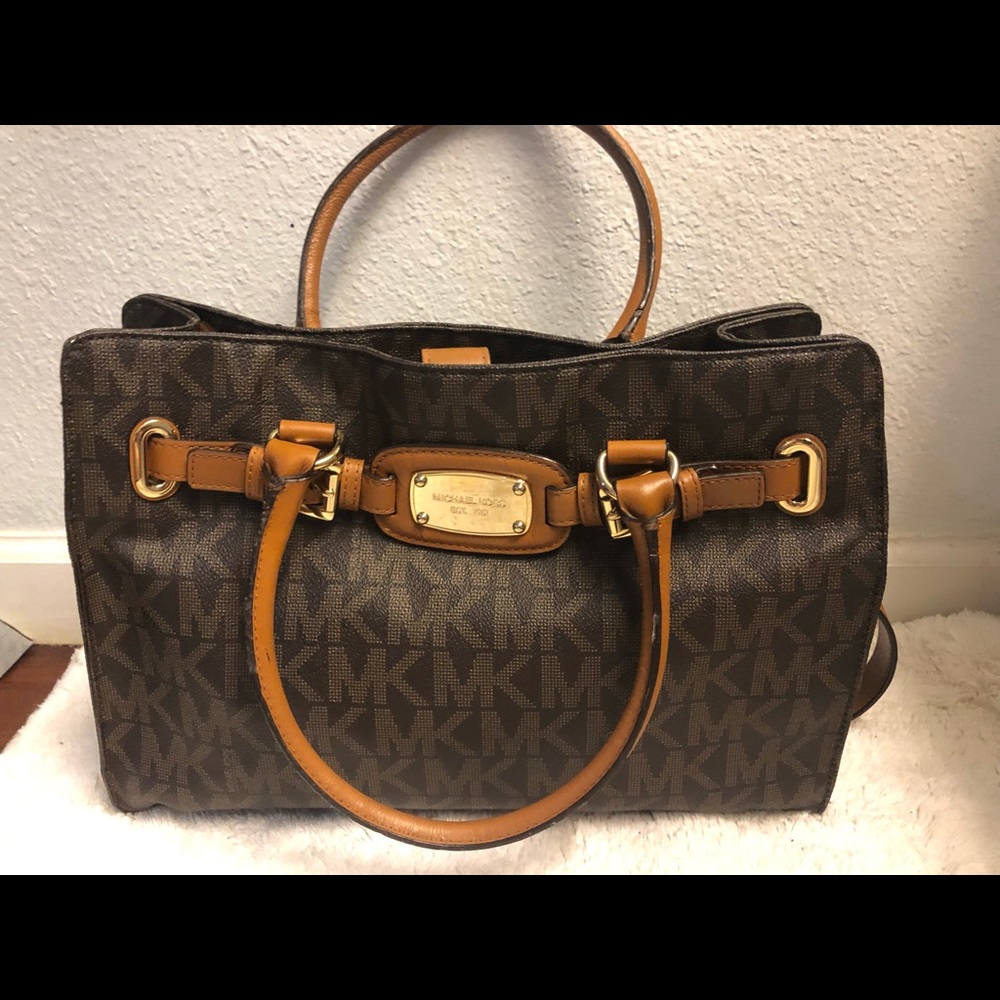 Michael Kors Authentic large Hamilton tote